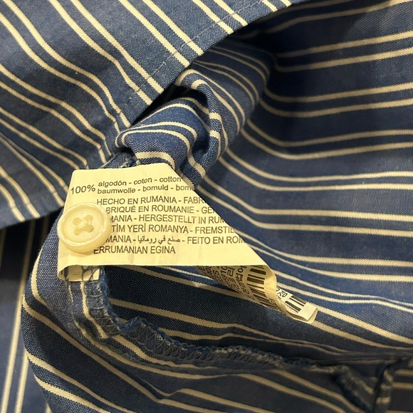 Zara Striped Collared Shirt - Picture 4 of 4